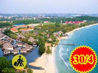 Du lịch Campuchia lễ 30/4 đảo thiên đường KohRong - Sihanoukville - Phnompenh